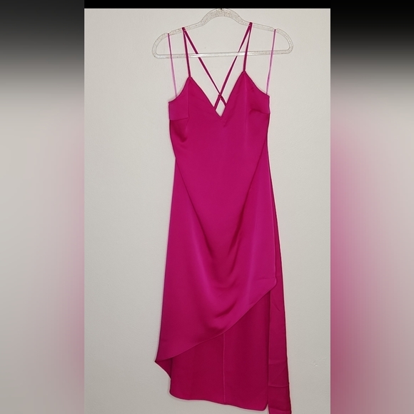 Adelyn Rae Strappy Asymmetrical Dress Size Medium - Picture 2 of 13